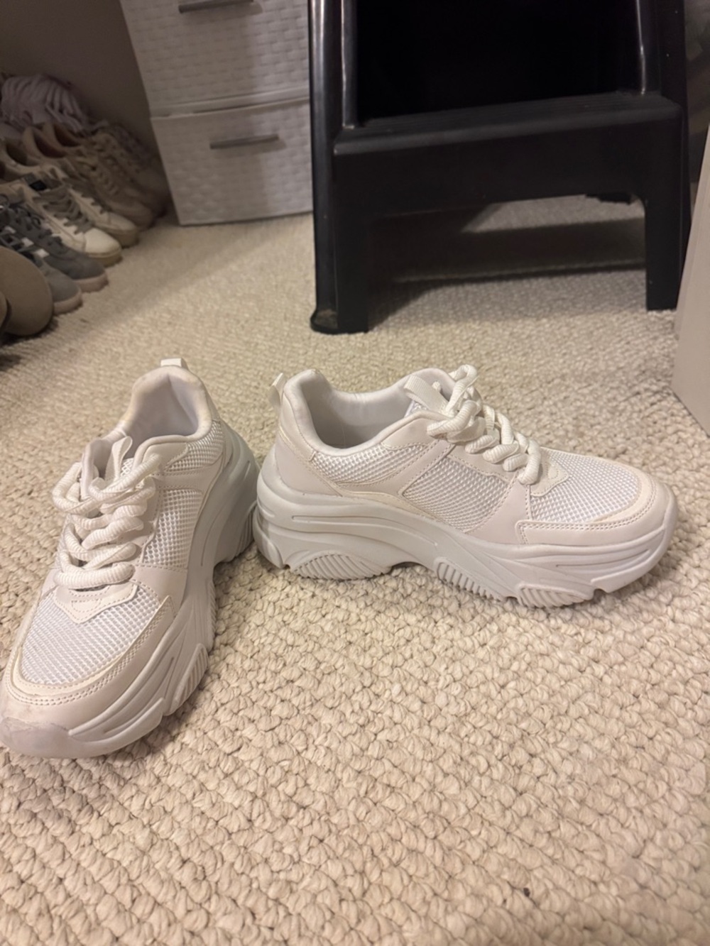 wild fable Cream/White Chunky Platform Sneakers